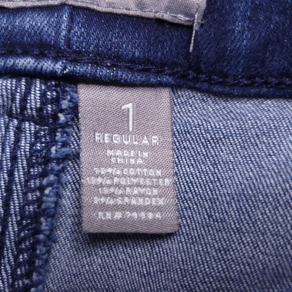 Chicos So Slimming Womens Straight Leg Jeans 8 (1) Medium Wash Mid Rise Stretch - Picture 8 of 8